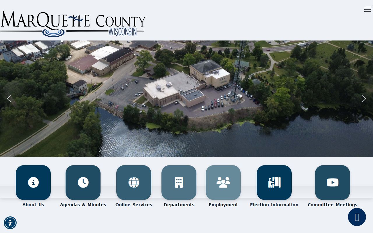 Marquette County criminal history government homepage